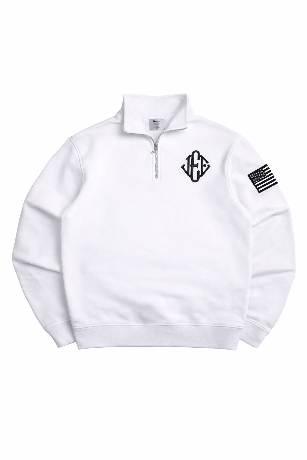 JEE Quarter-Zip White