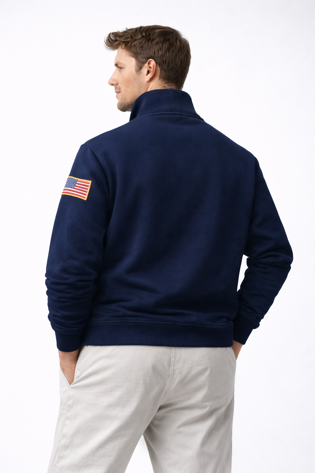 JEE Quarter-Zip Navy Blue